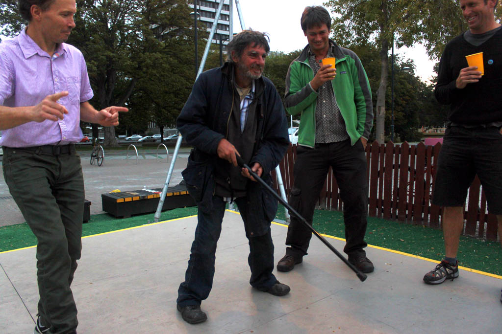 Gap Filler 'Dance-o-mat' participants